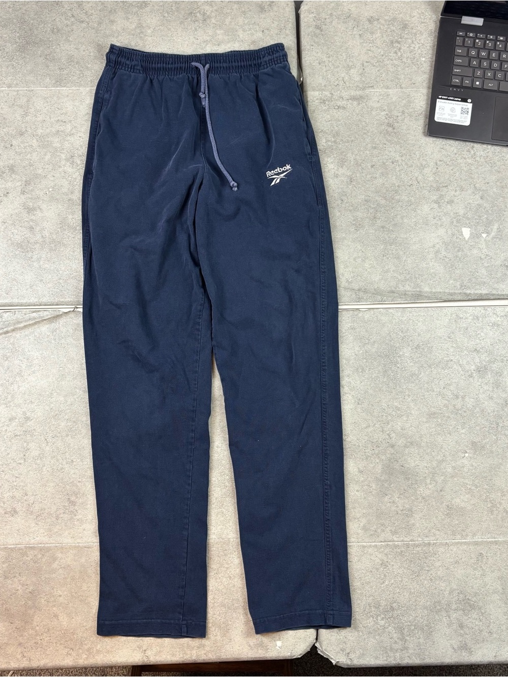 Vintage 90s navy blue reebok sweatpants